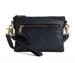 VIAMAJA Clutch|Cross Body<Smuk læder clutch - LADY Midnight Blue