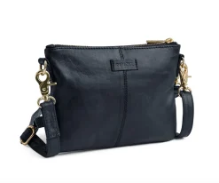 VIAMAJA Clutch|Cross Body<Smuk læder clutch - LADY Midnight Blue