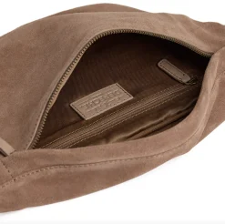 VIAMAJA Bæltetasker|Læder Tasker<Smuk ruskindsbumbag - Taupe