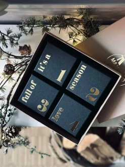 VIAMAJA Gavesæt|Gavesæt<Smykke Adventskalender - Sølvbelagt