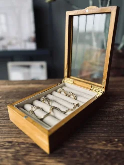 VIAMAJA Smykkeopbevaring<Smykkebox i træ