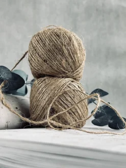 VIAMAJA Kreativ Opbevaring<Snor til dekoration , 2 stk brun jute
