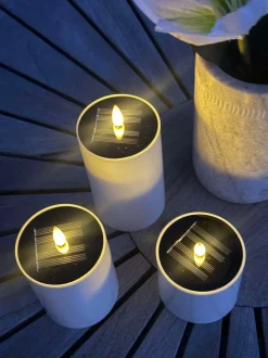 VIAMAJA Lys Og Led|Udendørs Led<Solar Bellis Bloklys - Sæt af 3 stk