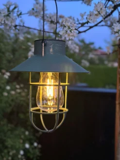 VIAMAJA Lys Og Led|Udendørs Led<Solar lampe med ophæng - Grøn / guld