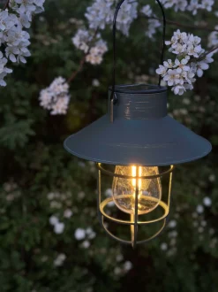 VIAMAJA Lys Og Led|Udendørs Led<Solar lampe med ophæng - Grøn / guld