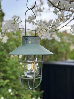 VIAMAJA Lys Og Led|Udendørs Led<Solar lampe med ophæng - Grøn / guld