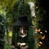 VIAMAJA Lys Og Led|Udendørs Led<Solar lampe med ophæng - Sort