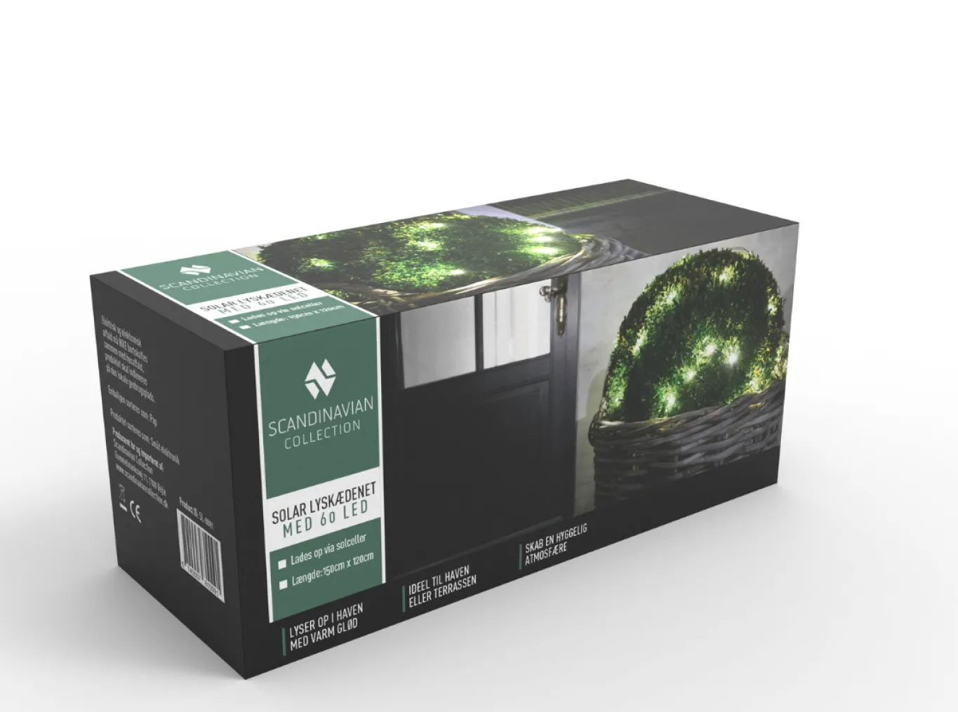 VIAMAJA Lys Og Led|Udendørs Led<Solar lyskædenet m. 60 LED