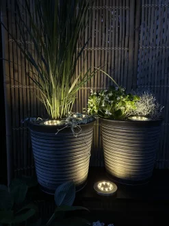 VIAMAJA Lys Og Led|Udendørs Led<Solcelle spots MINI – Sæt med 4 stk