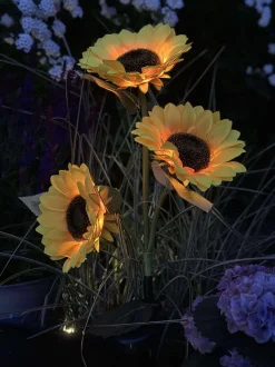VIAMAJA Lys Og Led|Udendørs Led<Solsikke med solceller