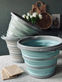VIAMAJA Tilbehør Til Badeværelse<Spand foldbar 10 liter - COLOR MIX