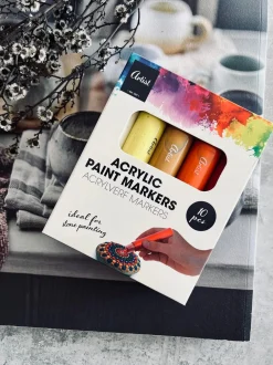 VIAMAJA Tegneartikler|Art Therapy<Stenmaling - 8 farver