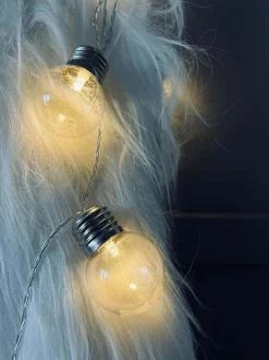 VIAMAJA Lys Og Led|Udendørs Led<Stor Lyskæde med 50 LED pære og farveskift - Godkendt til inde og ude