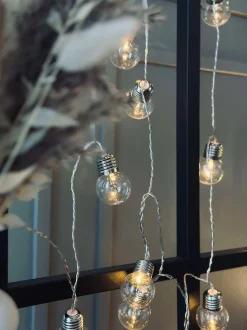 VIAMAJA Lys Og Led|Udendørs Led<Stor Lyskæde med 50 LED pære og farveskift - Godkendt til inde og ude