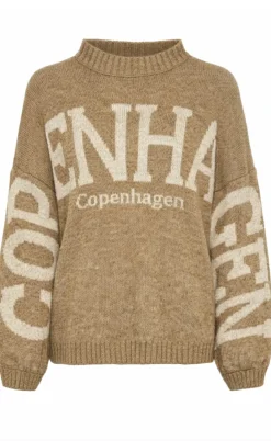 VIAMAJA Strik<Strik Aria Copenhagen - Fango / beige