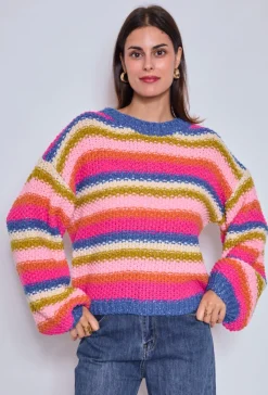 VIAMAJA Strik<Strik CREATION pink