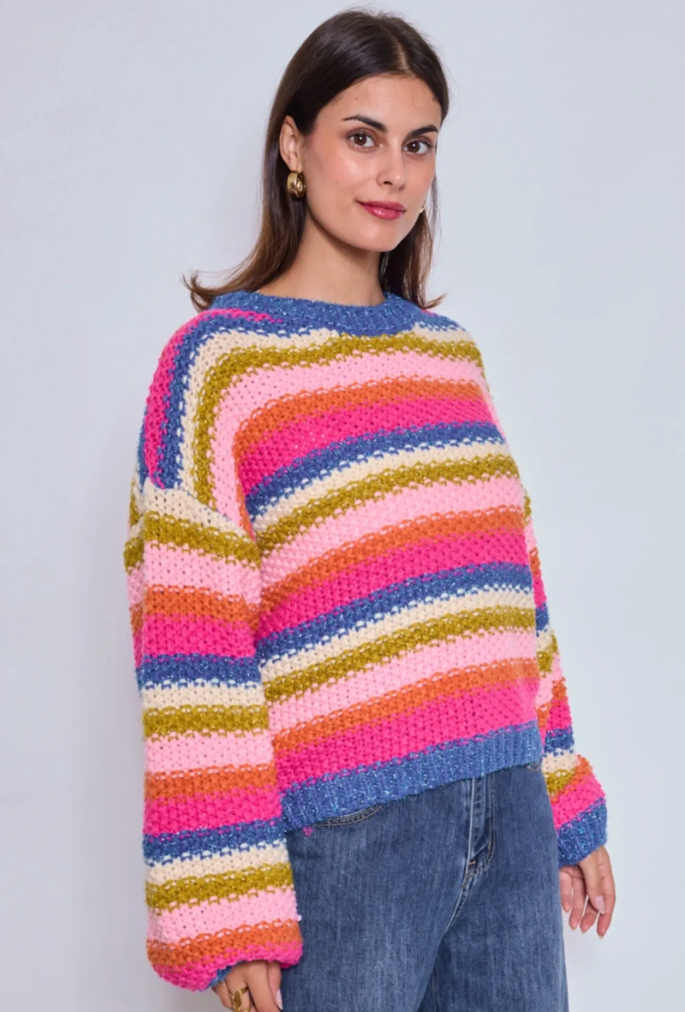 VIAMAJA Strik<Strik CREATION pink