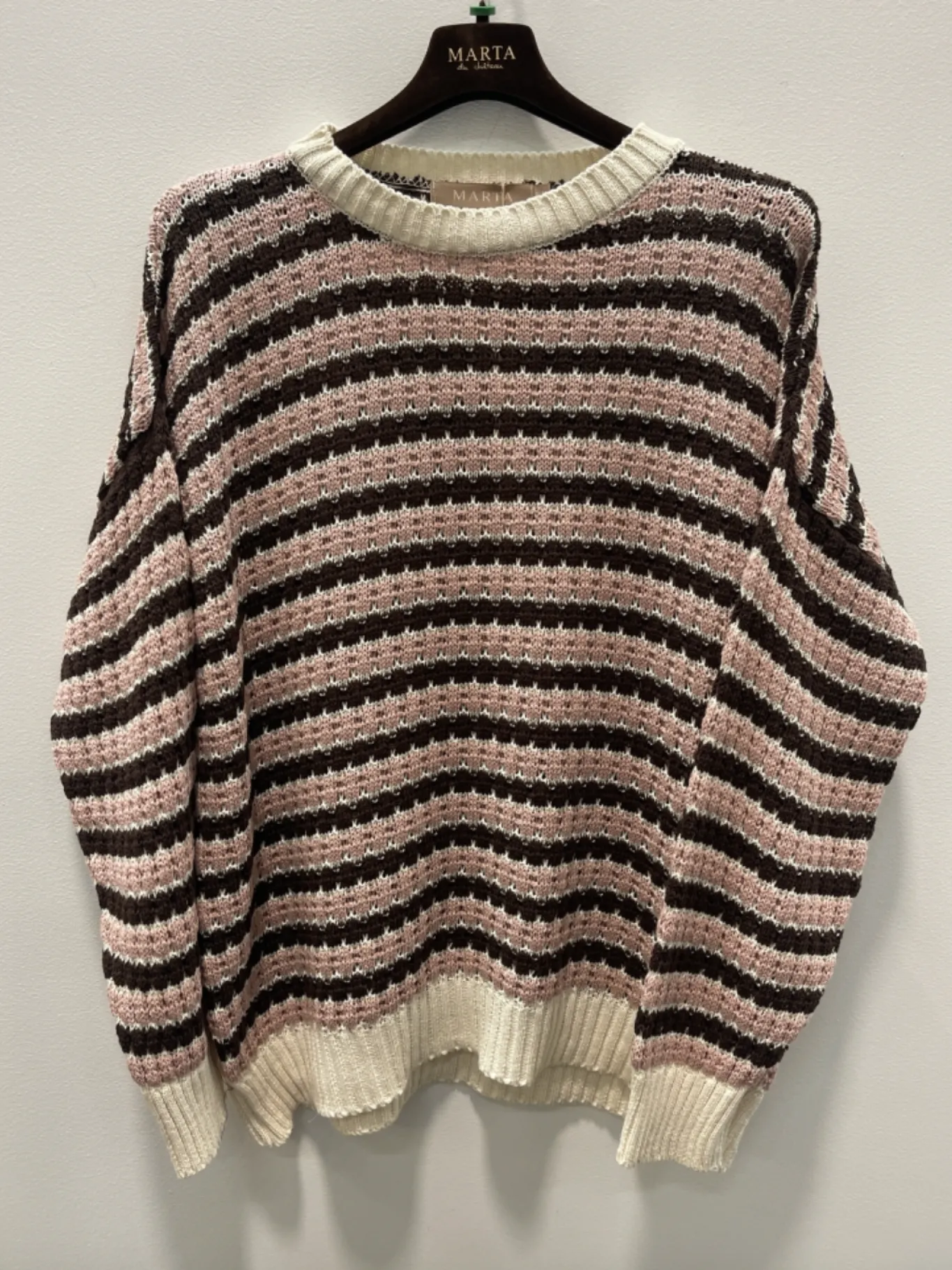 VIAMAJA Strik<Strik Nivelle - Old rose / brown