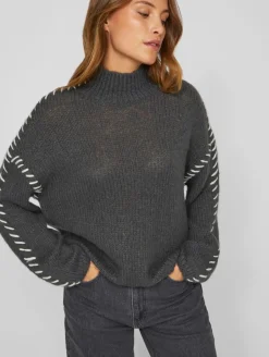 VIAMAJA Strik<Strik Pullover Grey