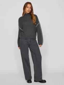 VIAMAJA Strik<Strik Pullover Grey