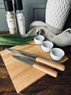 VIAMAJA Porcelæn Og Stentøj|Skåle Og Tallerkener<Sushi / tapas sæt m. Skåle og skærebræt