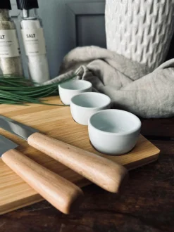 VIAMAJA Porcelæn Og Stentøj|Skåle Og Tallerkener<Sushi / tapas sæt m. Skåle og skærebræt