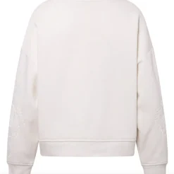 VIAMAJA Bluser<Sweatshirt med broderi - White oversize