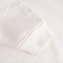 VIAMAJA Bluser<Sweatshirt med broderi - White oversize