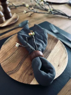 VIAMAJA Skåle Og Tallerkener<Tallerken akacie - 25 cm