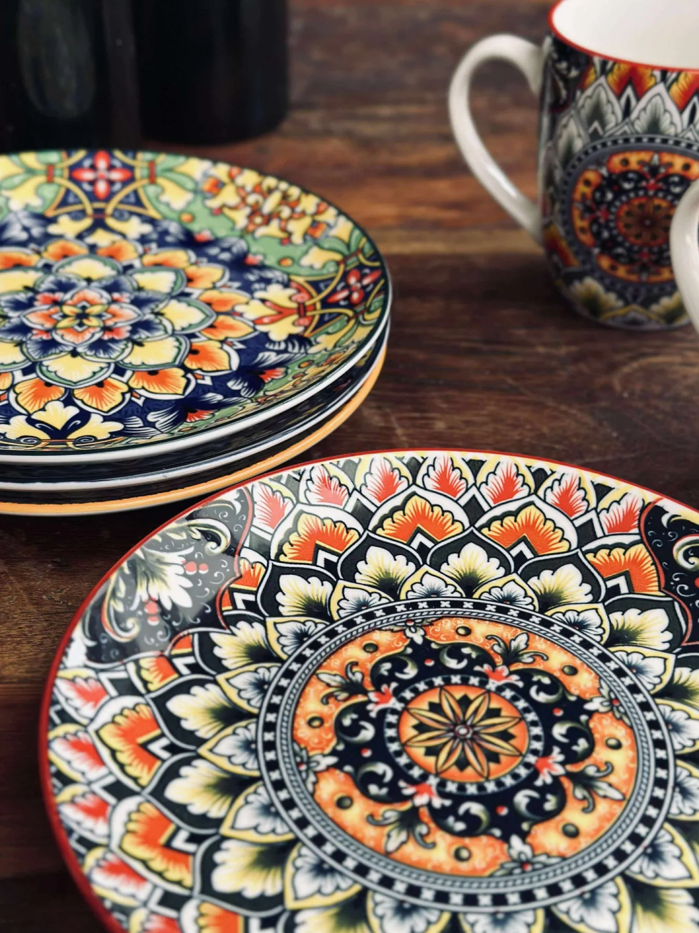 VIAMAJA Porcelæn Og Stentøj|Skåle Og Tallerkener<Tallerken Color boheme MIX