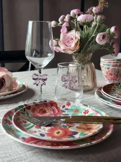 VIAMAJA Skåle Og Tallerkener|Camping Og Picnic<Tallerken flower melamin