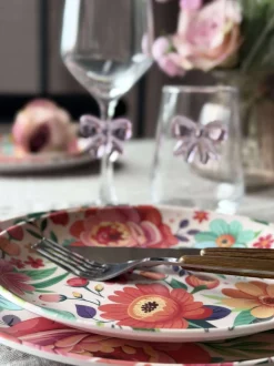 VIAMAJA Skåle Og Tallerkener|Camping Og Picnic<Tallerken flower melamin
