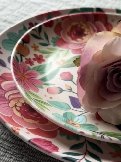 VIAMAJA Skåle Og Tallerkener|Camping Og Picnic<Tallerken flower melamin