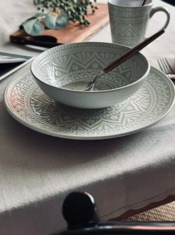 VIAMAJA Porcelæn Og Stentøj|Skåle Og Tallerkener<Tallerken India Stonewear 27cm - Beige