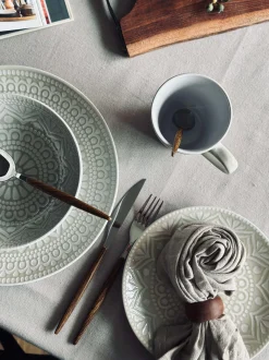 VIAMAJA Porcelæn Og Stentøj|Skåle Og Tallerkener<Tallerken India Stonewear 27cm - Beige