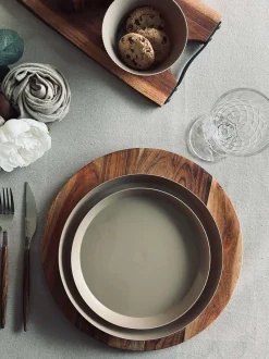 VIAMAJA Skåle Og Tallerkener|Camping Og Picnic<Tallerken Norma 24cm - Mocca 2 stk.