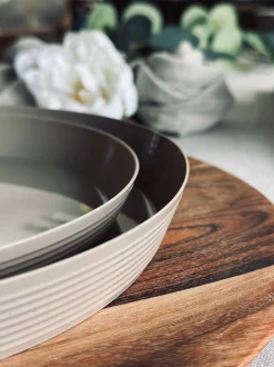 VIAMAJA Skåle Og Tallerkener|Camping Og Picnic<Tallerken Norma 24cm - Mocca 2 stk.
