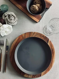 VIAMAJA Skåle Og Tallerkener|Camping Og Picnic<Tallerken Norma 24cm - Stone grey 2 stk.