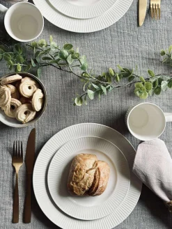 VIAMAJA Porcelæn Og Stentøj|Skåle Og Tallerkener<Tallerken Riflet