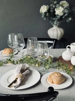 VIAMAJA Porcelæn Og Stentøj|Skåle Og Tallerkener<Tallerken Riflet