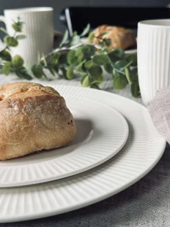 VIAMAJA Porcelæn Og Stentøj|Skåle Og Tallerkener<Tallerken Riflet
