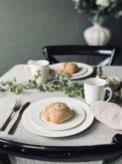 VIAMAJA Porcelæn Og Stentøj|Skåle Og Tallerkener<Tallerken Riflet