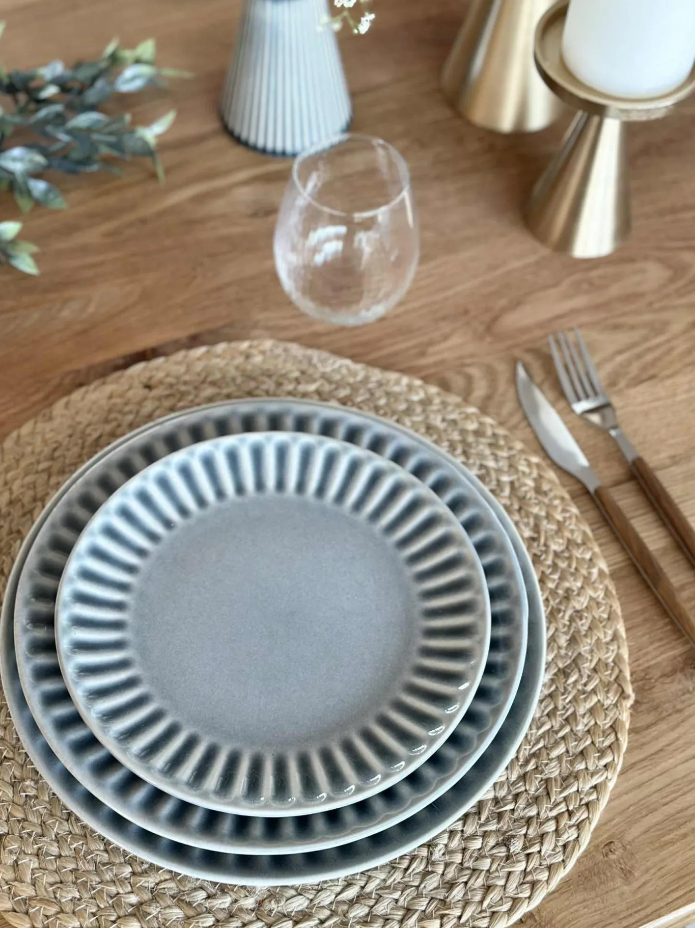 VIAMAJA Porcelæn Og Stentøj|Skåle Og Tallerkener<Tallerken VIGA Blå - Flere størrelser