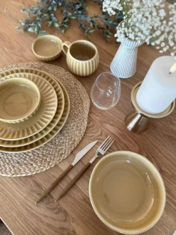 VIAMAJA Porcelæn Og Stentøj|Skåle Og Tallerkener<Tallerken VIGA Sennep - Flere størrelser