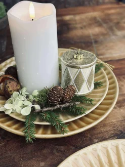 VIAMAJA Porcelæn Og Stentøj|Skåle Og Tallerkener<Tallerken VIGA Sennep - Flere størrelser