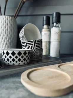 VIAMAJA Porcelæn Og Stentøj|Skåle Og Tallerkener<Tapas bakke - Firkantet - m. 4 skåle