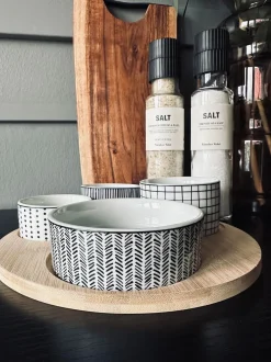 VIAMAJA Porcelæn Og Stentøj|Skåle Og Tallerkener<Tapas bakke - Rund - m. 4 skåle
