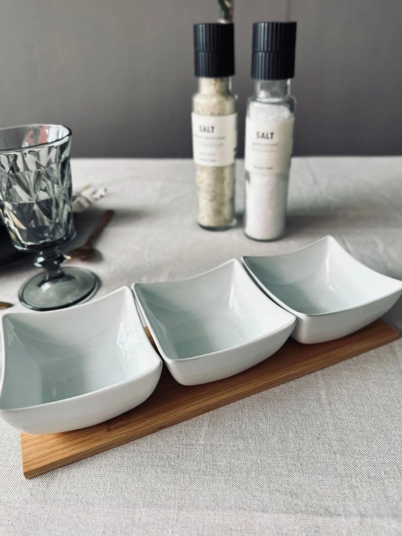 VIAMAJA Porcelæn Og Stentøj|Skåle Og Tallerkener<Tapas sæt med 3 dele