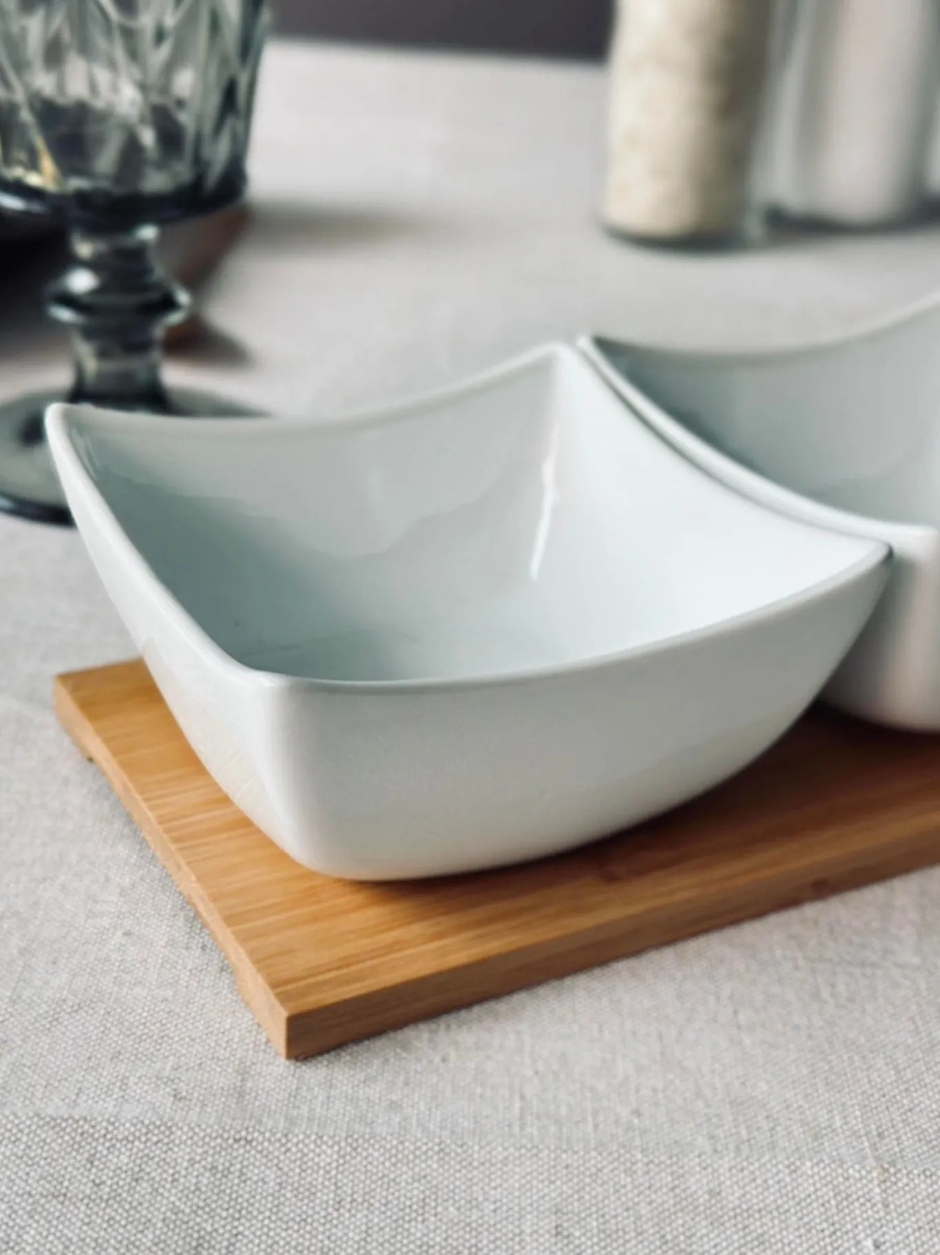 VIAMAJA Porcelæn Og Stentøj|Skåle Og Tallerkener<Tapas sæt med 3 dele