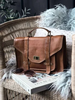 VIAMAJA Computertasker|Cross Body<Taske Hallie – Cognac